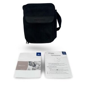 Respironics REMstar M Series Travel Bag Black Carrying Case with Manuals